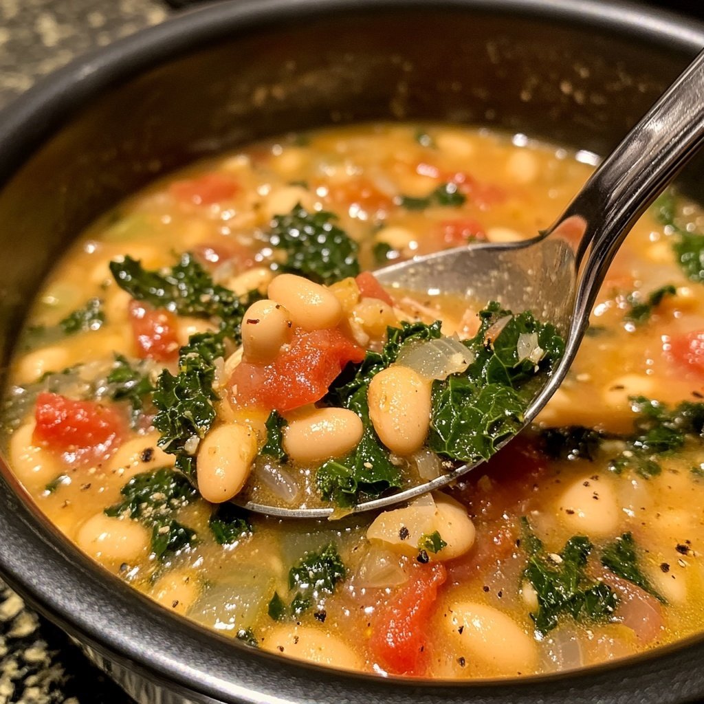 Healthy Crockpot White Bean Stew