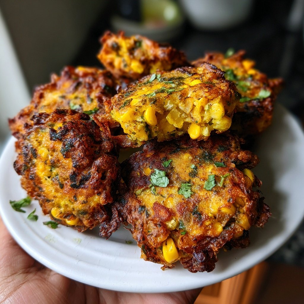 Jamaican Sweet Corn Fritters