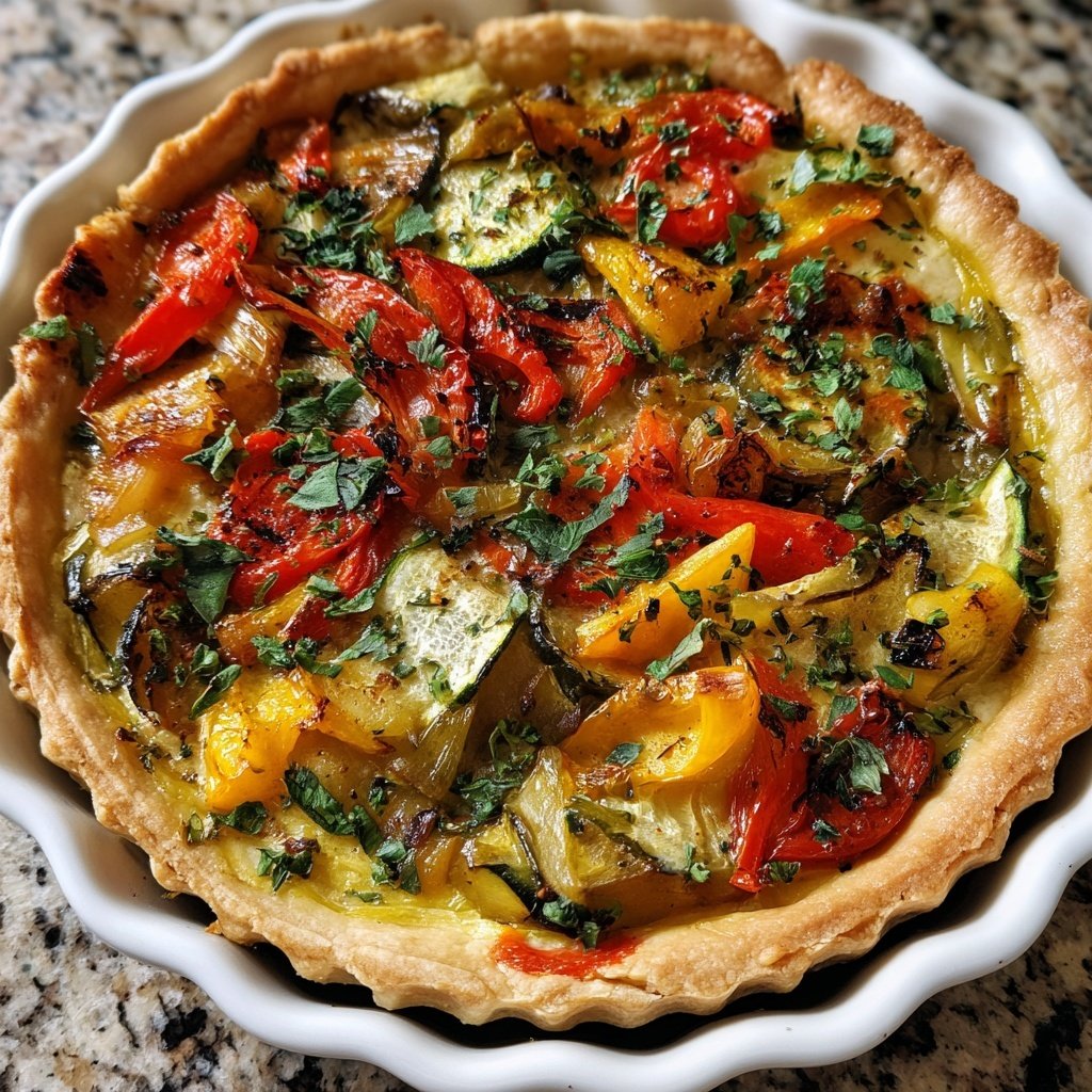 Roasted Vegetable Tart