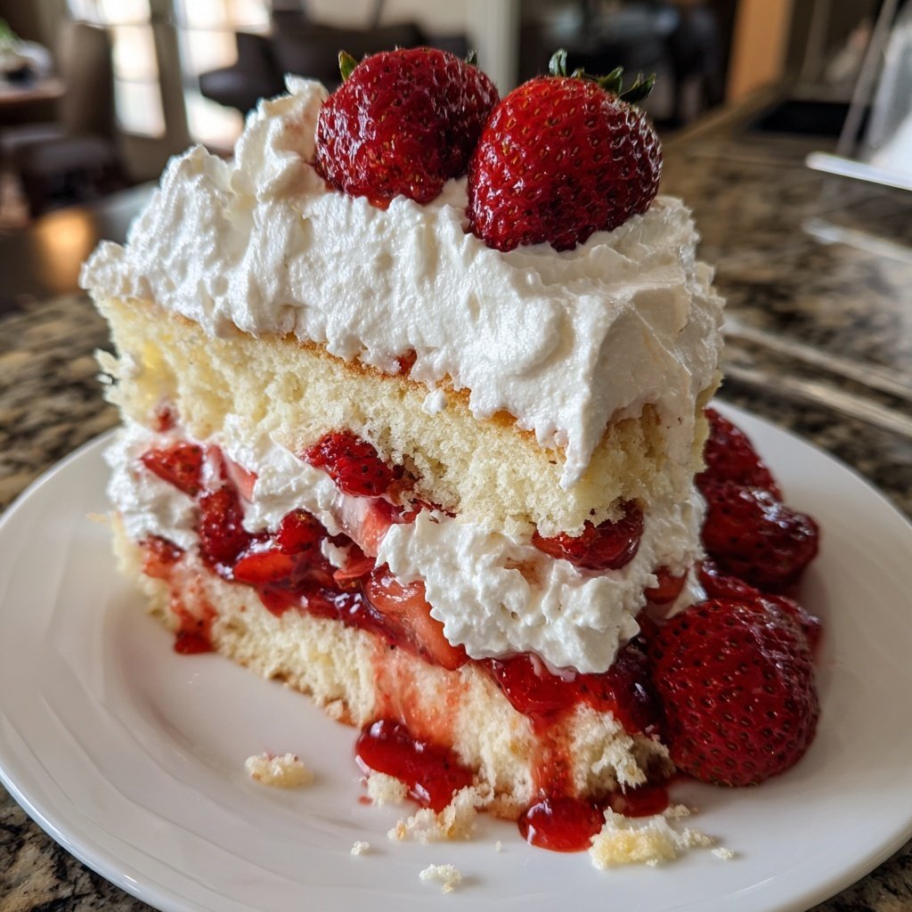 Strawberry Shortcake With Mascarpone