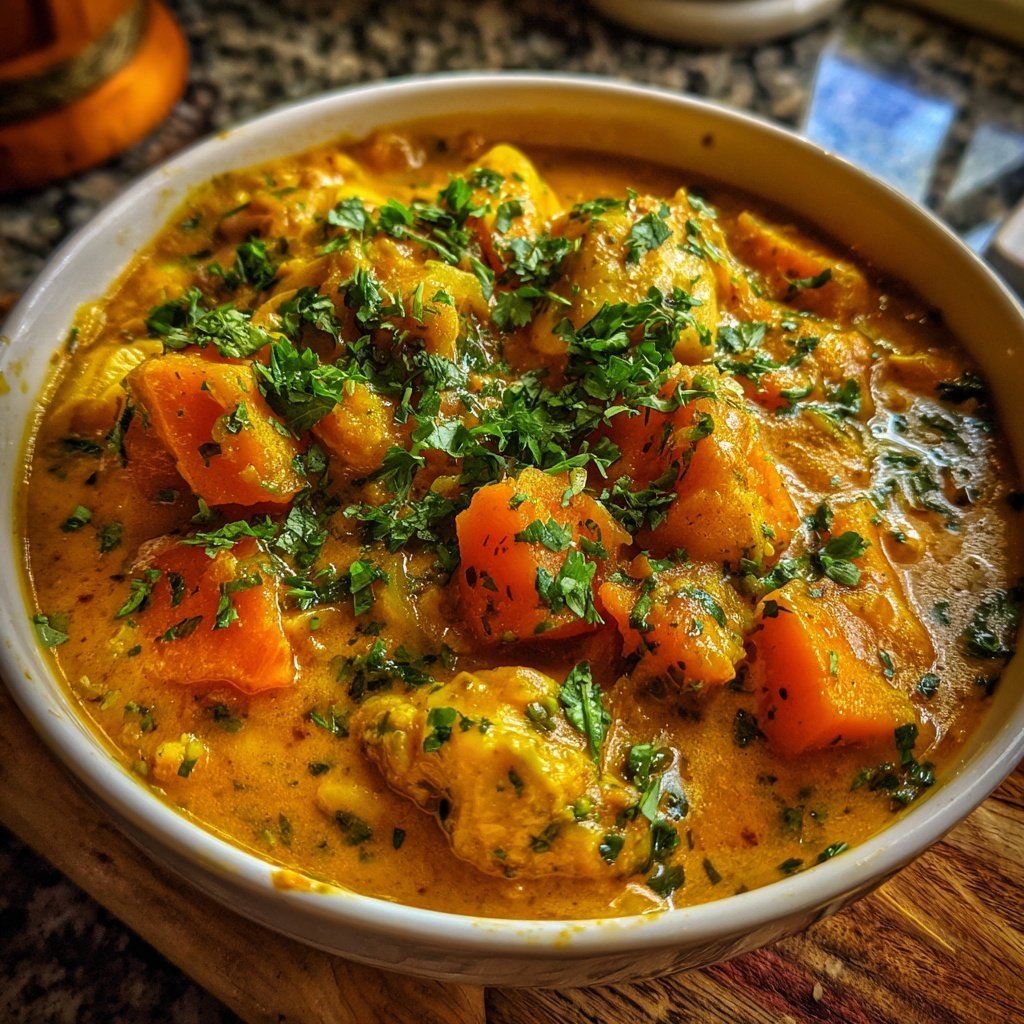 Jamaican Pumpkin Coconut Stew