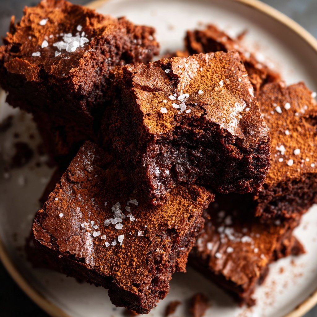Cottage Cheese Brownies with Cinnamon