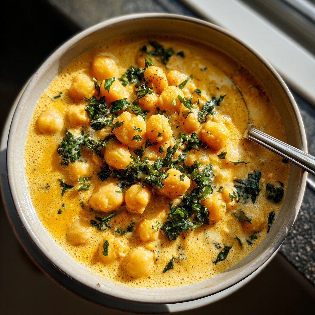 Creamy Lemon Chickpea Stew