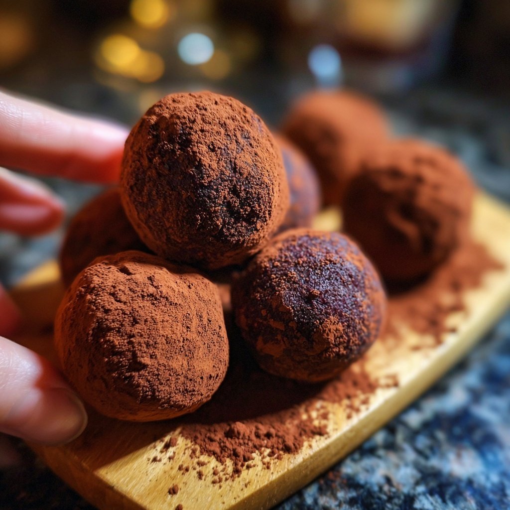 Raspberry Chocolate Truffles