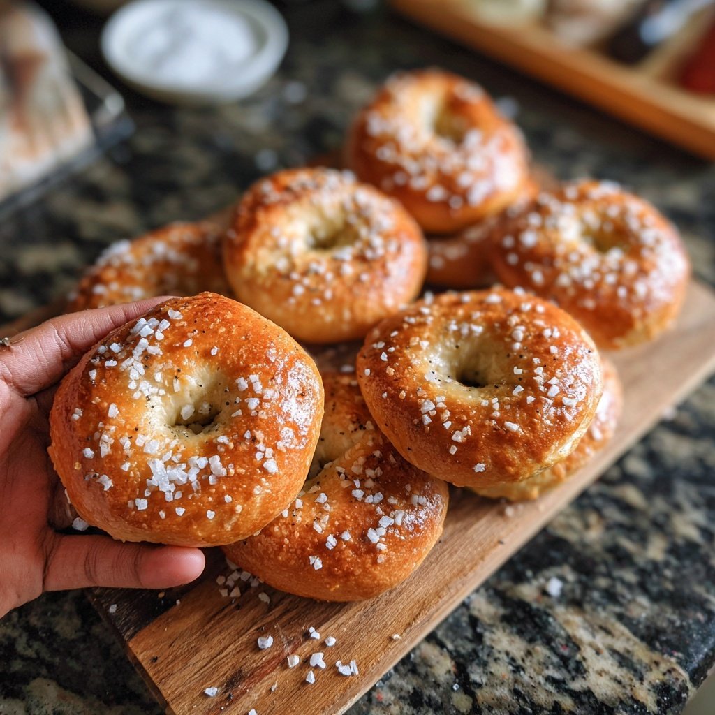 Two Ingredient Yogurt Bagels