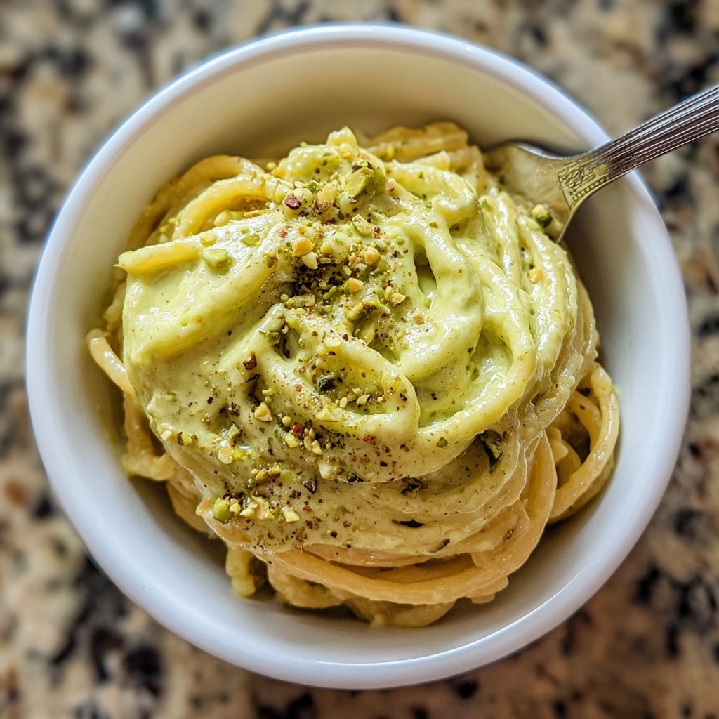 Pasta with Pistachio Cream