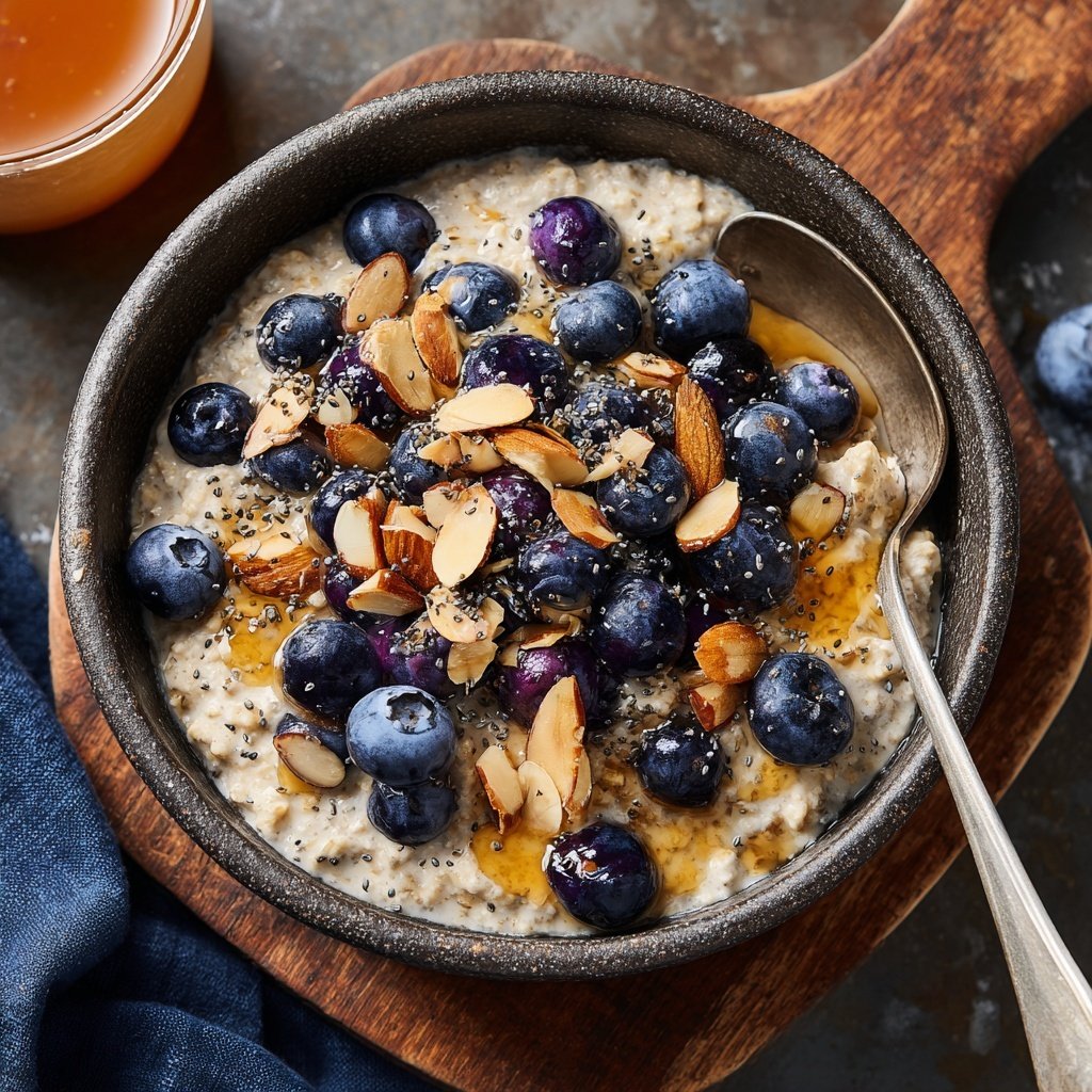 Blueberry Almond Overnight Oats