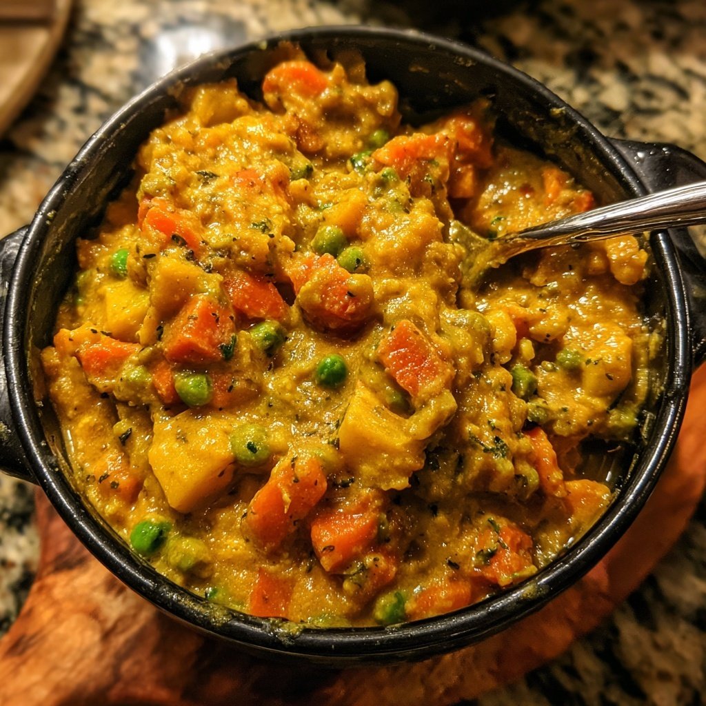 Healthy Crockpot Vegetable Korma