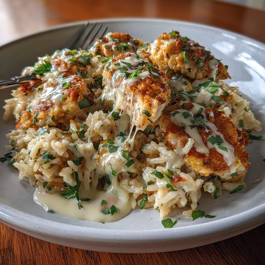 Creamy Parmesan Chicken And Rice