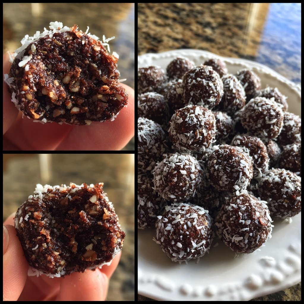 Chocolate Almond Coconut Bites