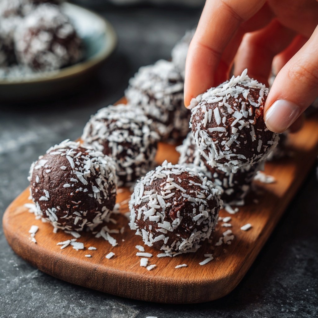 Chocolate Coconut Truffles